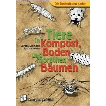 Die Becherlupen-Kartei: Tiere in Kompost, Boden und morschen Bäumen - Dittmann, Jürgen