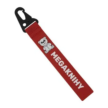 Klíčenka, červená - bílý medvídek Megaknihy