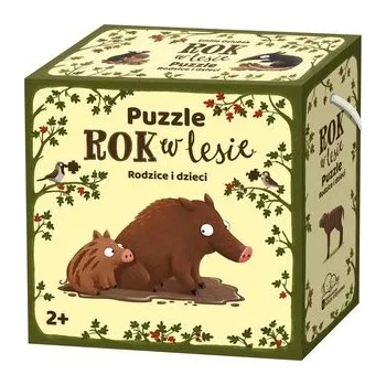 Puzzle Rok w lesie. Rodzice i dzieci