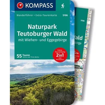 Cestování KOMPASS Wanderführer Naturpark Teutoburger Wald mit Wiehen- und Eggegebirge, 55 Touren - Behla, Silvia