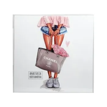 Set školních potřeb Obraz - torebka 38x38cm