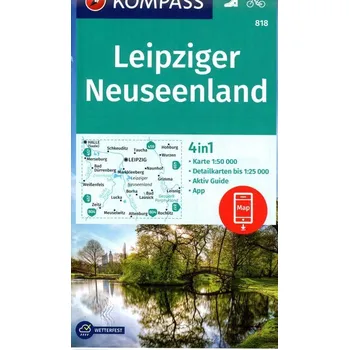 KOMPASS Wanderkarte 818 Leipziger Neuseenland 1:50.000