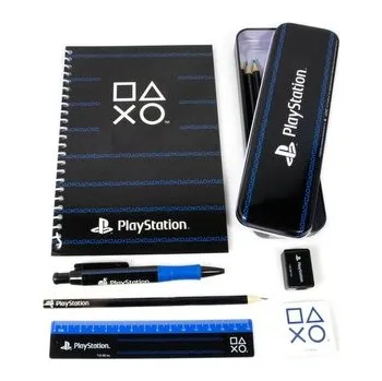 Set školních potřeb Školní potřeby PlayStation - Pinstripe Dark