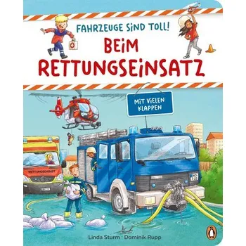 První čtění Fahrzeuge sind toll! - Beim Rettungseinsatz - Sturm, Linda