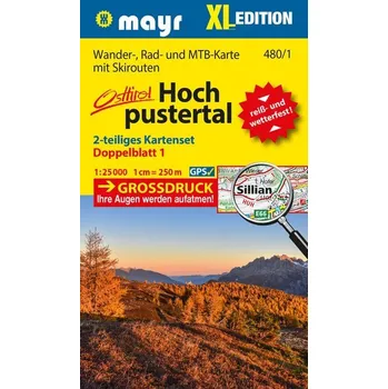 Mayr Wanderkarte Hochpustertal XL (2-Karten-Set) 1:25.000