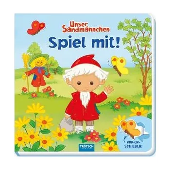 První čtění Trötsch Unser Sandmännchen Spiel mit Pappenbuch mit Pop-up-Schiebern - Trötsch Verlag