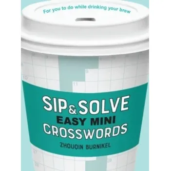 Kniha Sip & Solve Easy Mini Crosswords - Burnikel, Zhouqin