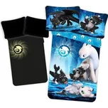 Dětské povlečení - Jak vycvičit draka se svítícím efektem