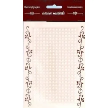 Set školních potřeb Półperełki 4mm 336szt perłowe