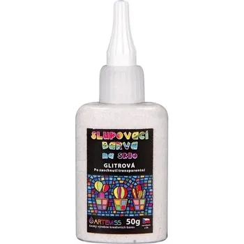 Speciální výtvarná barva ARTEMISS Slupovací barva glitrová transparentní 50g, červené zlato