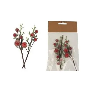 Vánoce Dekorační větvička, 3 ks X4420