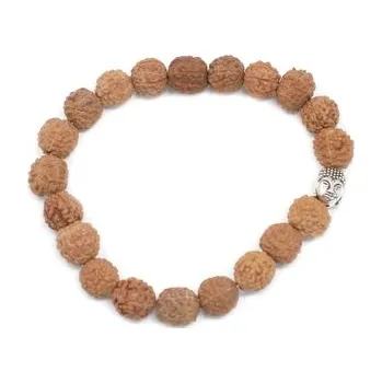 Náramek Japa Mala Rudraksha náramek přírodní