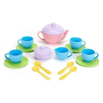 Dětská kuchyňka Green Toys Čajový set Pink 17 ks