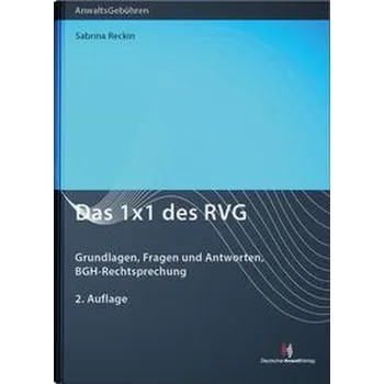 Das 1x1 des RVG - Reckin, Sabrina