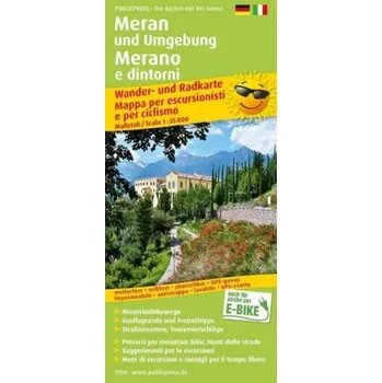 PUBLICPRESS Wander- und Radkarte Meran und Umgebung