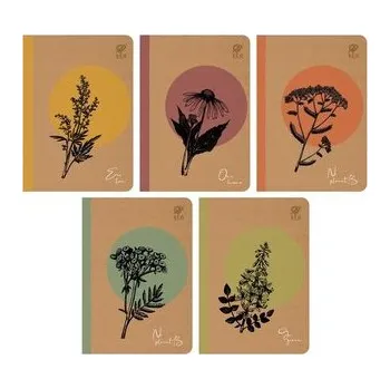 Zeszyt A5/64K kratka By Nature - One Herb (10szt)