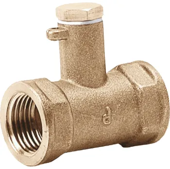 Fitinka Mosazný T-kus MMM 1/2" x M10 x 1/2" s odbočkou se závitem M10x1,0 pro čidlo měření