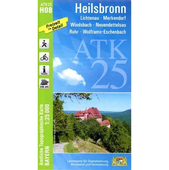 ATK25-H08 Heilsbronn (Amtliche Topographische Karte 1:25000) - Landesamt für Denkmalpflege Hessen