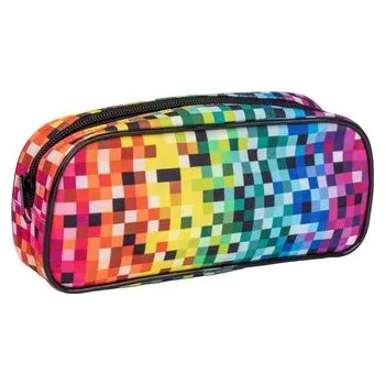 Piórnik saszetka 1 zamek Pixi rainbow HAPPY COLOR