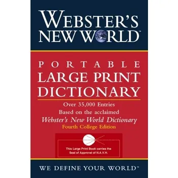 Anglický jazyk Webster's New World Portable Large Print Dictionary, Second Edition - Goop, The Editors of