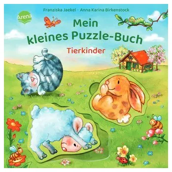 První čtění Mein kleines Puzzle-Buch. Tierkinder - Franziska Jaekel
