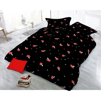 Povlečení XPOSE® Mikrosaténové povlečení AMANITA 140x200 cm, 70x90 cm, Mikrosatén + Prodloužená možnost vrácení zboží do 50 dnů