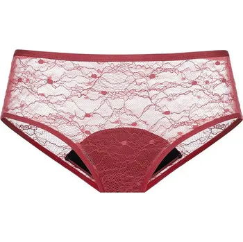 Menstruační kalhotky Menstruační kalhotky Dorina Eco Moon Hipster krajkové Red (DOR002R) XS