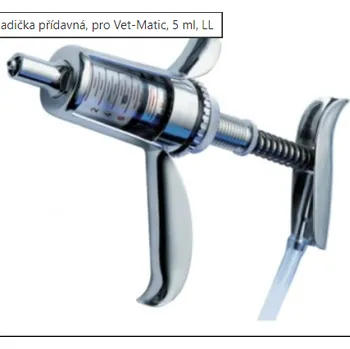 Hadička přídavná, pro Vet-Matic, 5 ml, LL