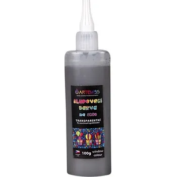 Výtvarná barva ARTEMISS Slupovací barva transparentní 100g, černá