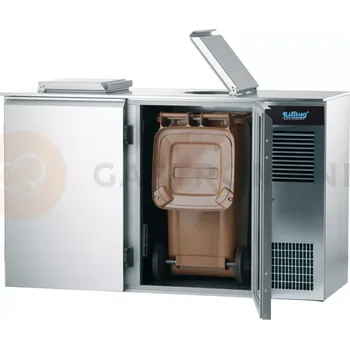 Chladící komora na 2 odpadkové koše o objemu 120 l, 1710x720x1082 mm | RILLING, AAK M021 200