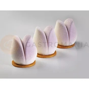 Kuchyňská sůl Silikonová forma na dezert - 400x300 mm, 20 porcí, 55x56 mm, 90 ml - PX4365S | PAVONI, Tulip