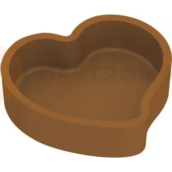 Čokoládová tyčinka Vložka - forma pro zařízení COOKMATIC a COOKMATIC SPECIAL pro 12 kusů o rozměrech 76x71x20 mm, srdce | PAVONI, PIASTRA59
