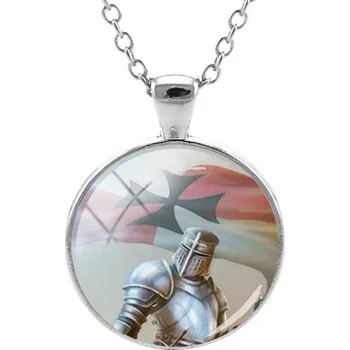 Řetízek Náhrdelník a přívěšek templář