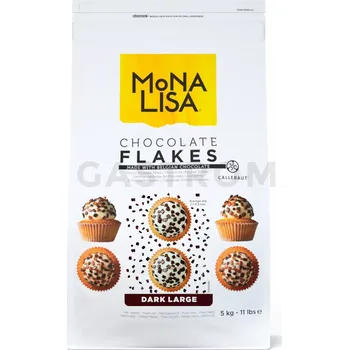 Výroba svíčky Vločky z hořké čokolády pro dekoraci,, 2,7 - 6,5 mm, 5 kg balení | MONA LISA, CHD-SP-9Z4-E0-U72