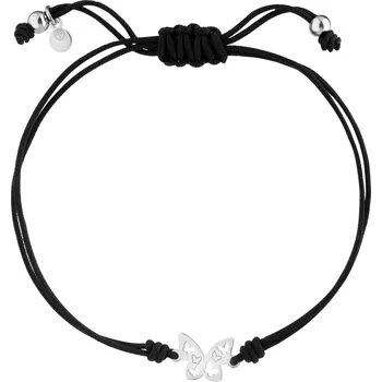 Náramek Náramek s prvky stříbra - motýl - AP537-5529