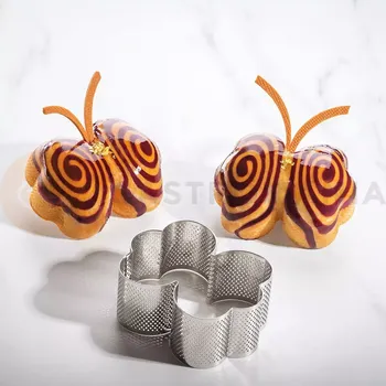 Čokoládová tyčinka Cukrářský ráfek - motýl | PAVONI, Viennoiserie-Butterfly