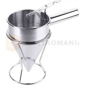 Nerezový dřez Trychtýř z nerezové oceli se základnou | CONTACTO, 4480/130