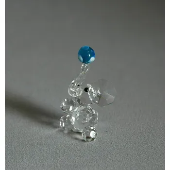 Přívěsek Slon 601 míč akvamarín 3x5x2cm