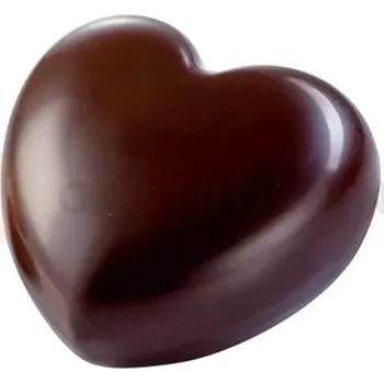 Čokoládová tyčinka Polykarbonátová forma na pralinky - srdce, 6 ks, 75x70x22 mm - MA1996 | MARTELLATO, Valentine's Day