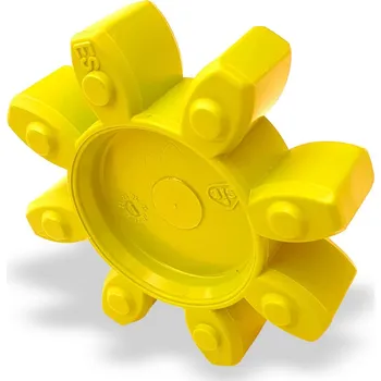 Hřídelová spojka TRASCO ES 38/45 (AES38/45G) - pružný element (92 Shore A, žlutý, polyuretan)