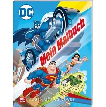 První čtění DC Superhelden: Mein Malbuch