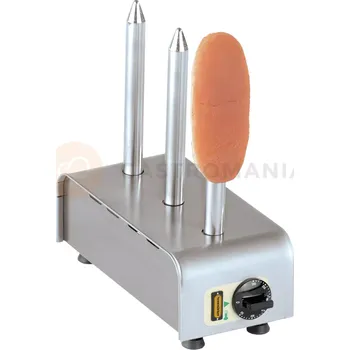 Ohřívač nápojů Třítrnový ohřívač rohlíků na hotdog, 160x325x360 mm | NEUMARKER, 13-50701