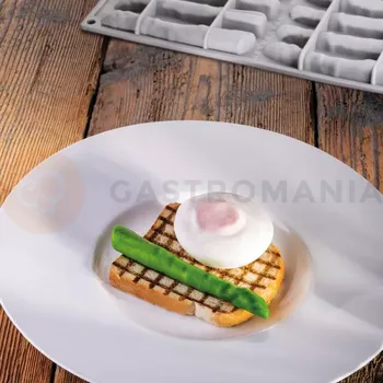 Kuchyňská sůl Silikonová forma na chuťovky, chřest, 15 x důlků, 300x175 mm, 15 ml - GG034S | PAVONI, Asparagus