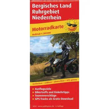 Bergisches Land - Ruhrgebiet - Niederrhein 1:200 000