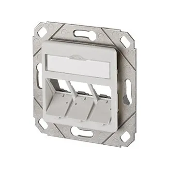Elektroinstalační krabice METZ CONNECT Zásuvka pod omítku pro 3x MC modul, bez rámečku, bílá (1309161102-E) - 26.11.0693