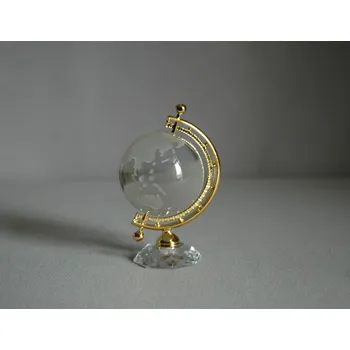 Váza Globus ze skla, čiré sklo