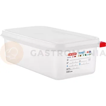 Gastro oděv Gastronádoba GN 1/3 100 mm z polypropylénu s víkem | ARAVEN, 163105