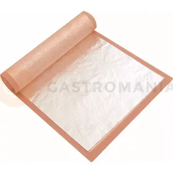 Čokoládová tyčinka Dekorativní stříbrné archy na moučníky - 95x95 mm, 25 ks | PAVONI, ARGENTO