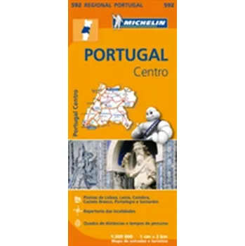 Encyklopedie Portugal Centro - Michelin Regional Map 592