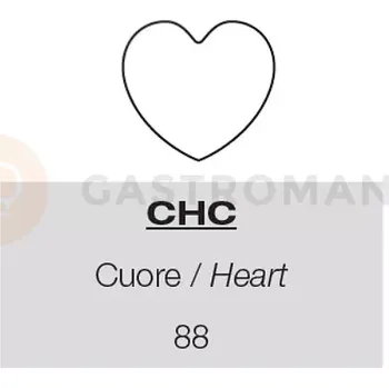 Výroba svíčky Silikonová šablona na dekorace - srdce, 600x400x4 mm, 88 důlků | PAVONI, CHC